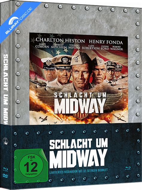 Schlacht Um Midway Limited Mediabook Edition Cover C Blu Ray DVD Blu