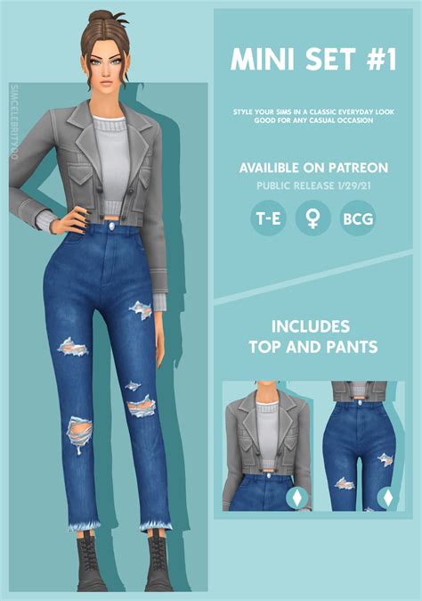 Sims 4 Maxis Match Clothes Cc Tumblrviewer