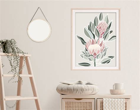 Australian Native Flower Art Print, Australian Prints, Native Flowers ...