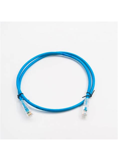 Patch cord 3 pies 1m categoría 6A azul Commscope