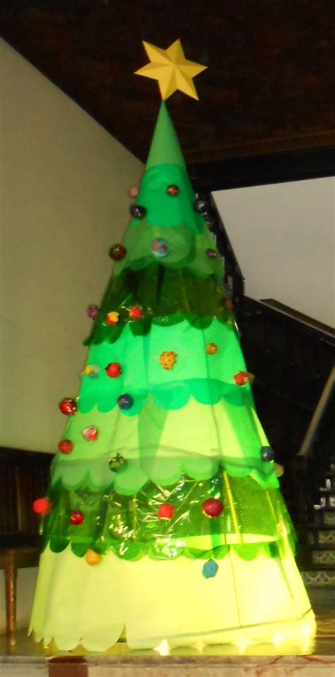 re-creo de colores: Árbol de Navidad de papel