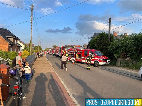 Lasowice pożar budynku jednorodzinnego