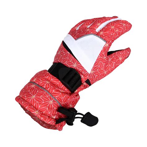 Women's Skiing Gloves Waterproof Five Layers Waterproof Breathable ...