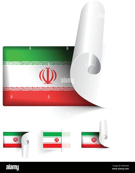 Iran Karte Flagge Stock Vektorgrafiken Kaufen Alamy