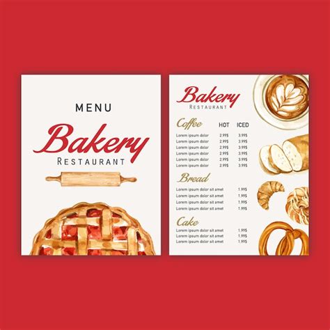 Bakery Template Free Download Printable Templates