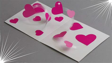 Pop Up Heart Card Template