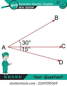 Math Angles Angles On Plane Angle Stock Vector (Royalty Free ...