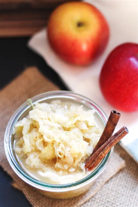 Apple Spice Sauerkraut Fermented Food Lab