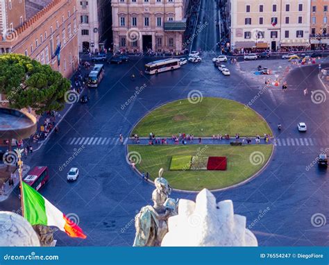 Piazza Venezia editorial photography. Image of nice, italy - 76554247