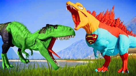 Giganotosaurus Hulk Vs Superman Godzilla Vs Tyranosaurus Joker