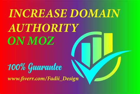 Increase Domain Authority Da 50 Plus On Moz By Fadii Design Fiverr