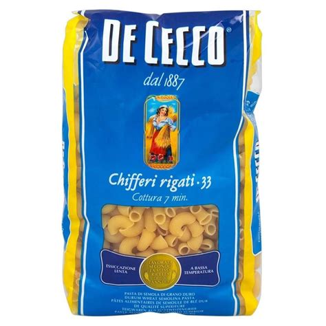 Amazon De Cecco Pasta Chifferi Rigati G Pack Of