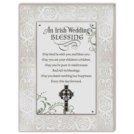 Irish Wedding Blessing, Wall Plaque - Christianbook.com