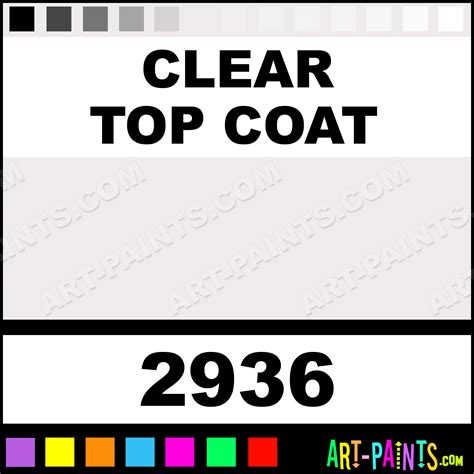 Clear Top Coat Car and Truck Enamel Spray Paints - 2936 - Clear Top ...