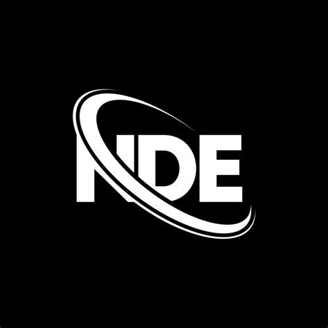 logotipo de nde n carta diseño de logotipo de letra nde logotipo de