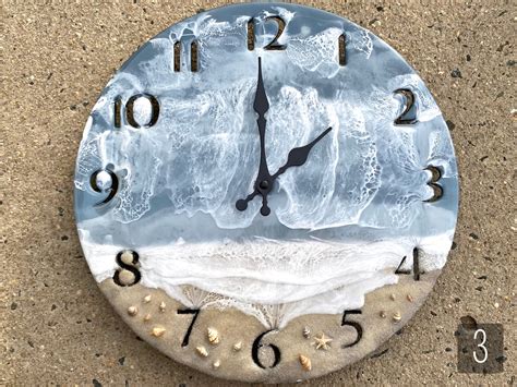 Beach Clock Beach Themed Clocks Luxury Ocean Etsy Singapore