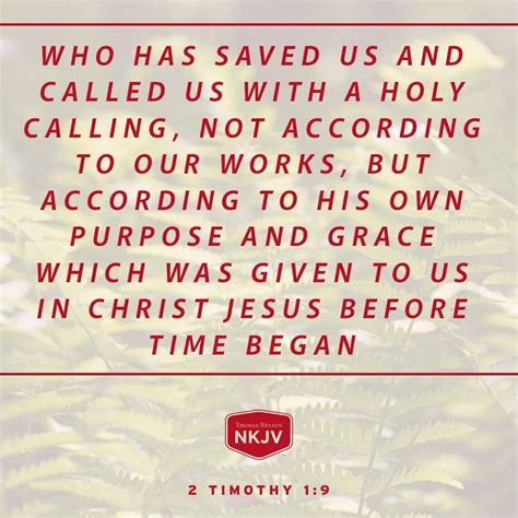 Discover God S Grace And Purpose In 2 Timothy 1 9