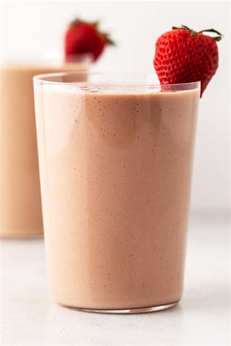 Strawberry Banana Protein Shake Smoothies And Shakes