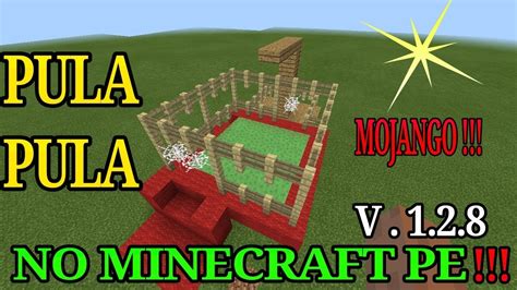 Como Fazer Um Pula Pula Tranpulin No Minecraft Pe V Youtube