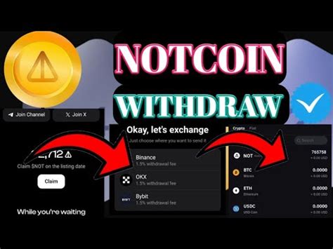 NotCoin Claim ProcessNotCoin Withdraw Wallet Not Coin Withdraw