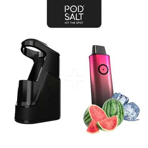 Pod Salt Evolve Starter Kit Puffs Mg Watermelon Breeze