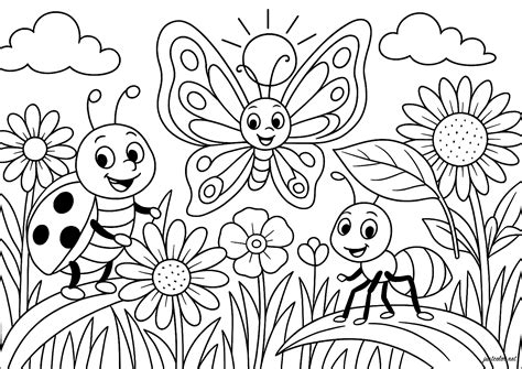 Dibujos De Mariquitas 4