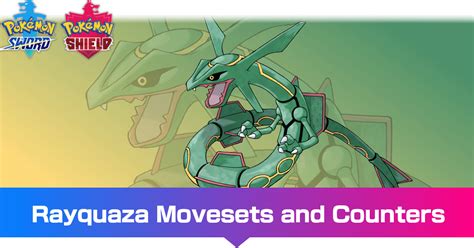 Rayquaza - Moveset & Best Build for Ranked Battle | Pokemon Sword and ...