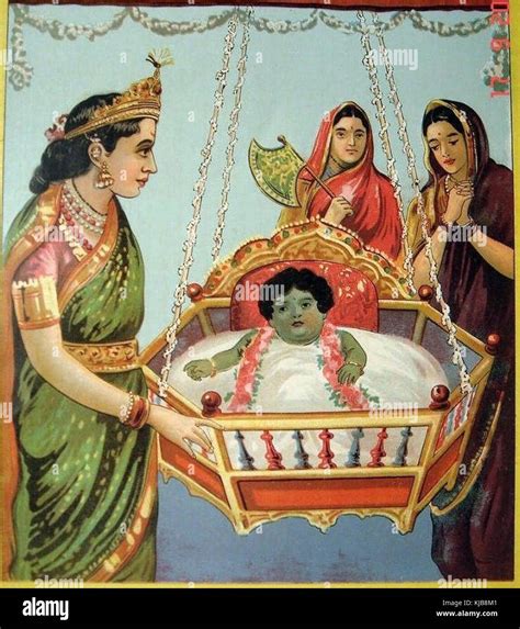 Birth of krishna hi-res stock photography and images - Alamy