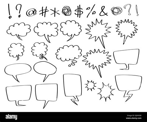 Cartoon bubble words hi-res stock photography and images - Alamy