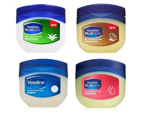 Vaseline Blue Seal Series Variety Pack Cocoa Butter Vitamin E Aloe