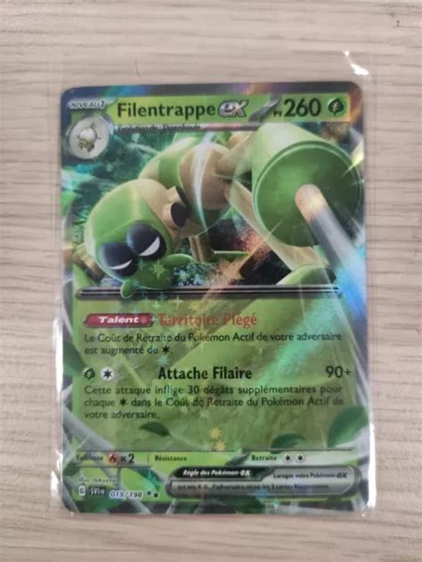 CARTE POKÉMON FILENTRAPPE Ex 019 198 Écarlate Et Violet EUR 3 99