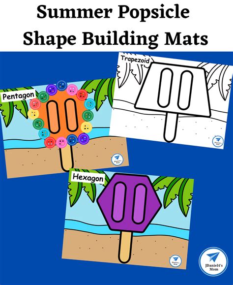 Summer Popsicle Shape Building Mats Jdaniel4s Mom