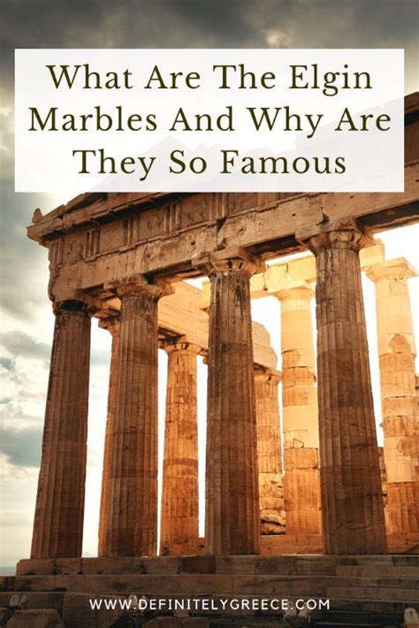 What Are The Elgin Marbles And Why Are They So Famous Elgin Marbles