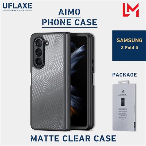 UFLAXE AIMO เคสสำหรบ Samsung Galaxy Z Fold 5 เคสโทรศพทกนกระแทกแขง