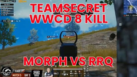 Match Teamsecret Wwcd Kill W D Pmwl East Pubg Mobile World