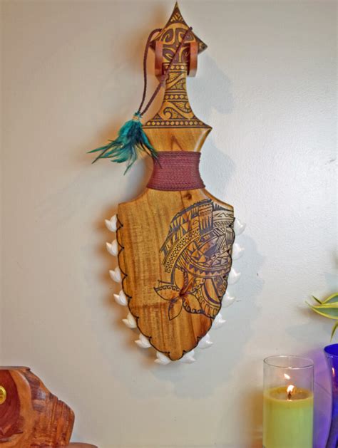 Hawaiian Shark Tooth Leiomano Hawaiian Home Decor