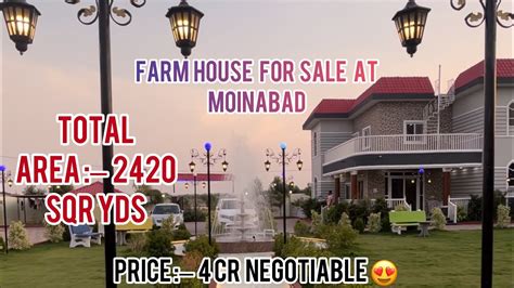 Farm House For Sale At Moinabad Hyderabad Code