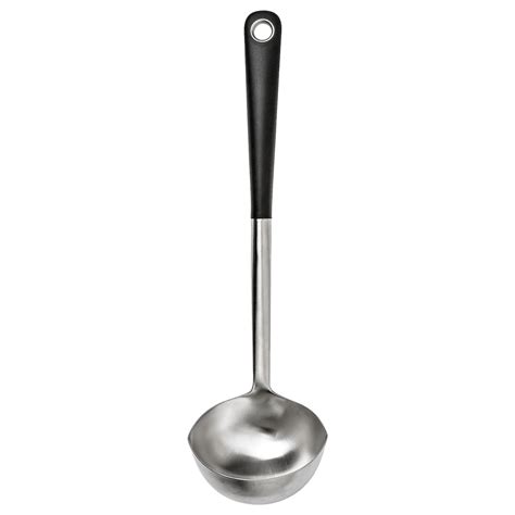 Ikea 365 HjÄlte Soup Ladle Stainless Steel Black Ikea