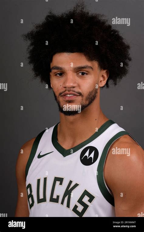 Milwaukee Bucks Andre Jackson Jr Poses For A Picture During The Nba Basketball Teams Media