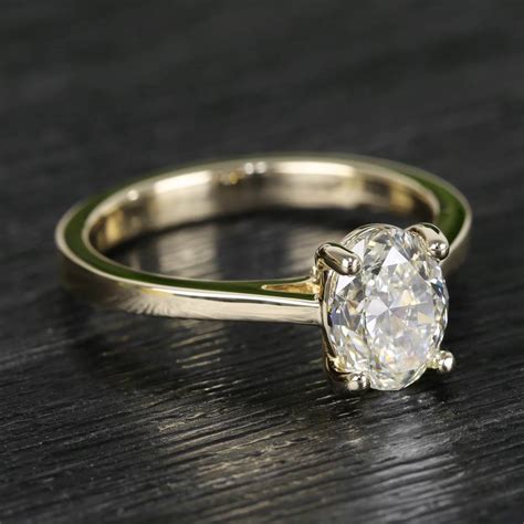 Carat Oval Diamond Cathedral Engagement Ring