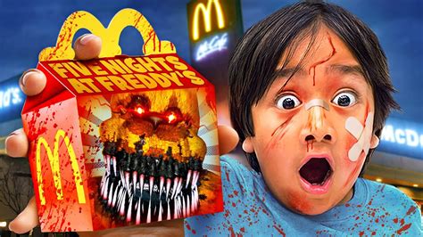 Ryans World Ordered The Freddy Fazbearexe Happy Meal At 3am Five