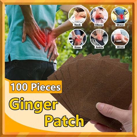 Pcs Herbal Ginger Patch Promote Blood Circulation Relieve Pain And