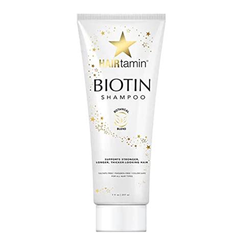 Hairtamin Biotin Shampoo Hair Growth And Volume Boost Formula For Men And Women Paraben