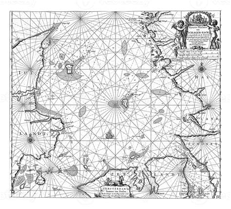 Map of Denmark with the Skagerrak and the Kattegat, Jan Luyken 40121539 ...