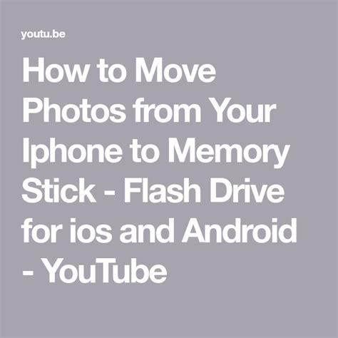 how to move pictures from phone to flash drive