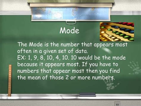 Mean Median Mode Ppt