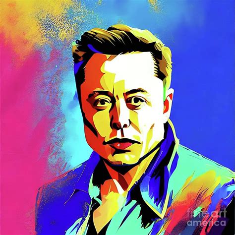 Elon Musk #3 Digital Art by Ahmed Yousef - Pixels