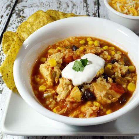 Chicken Black Bean And Salsa Soup Joyful Homemaking Recept