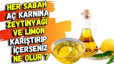 Zeytinyağı ve Limon Suyu Karıştırın Sabah 1 bardak İçin HERKES BU