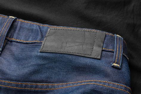 Jeans Leather Label Tag Mockup Scene 11 | Premium & Free PSD Mockup Store